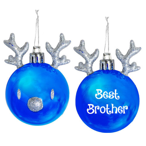BROTHER REINDEER ORNAMENT *DAMAGED BOX*