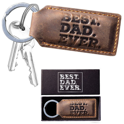 DAD LEATHERETTE KEYCHAIN