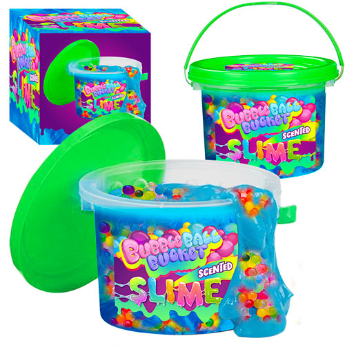 BUBBLE BALL BUCKET SCENTED SLIME