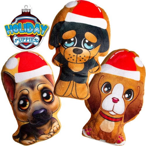 HOLIDAY PUPPY PLUSH