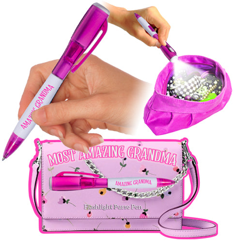 GRANDMA FLASHLIGHT PURSE PEN