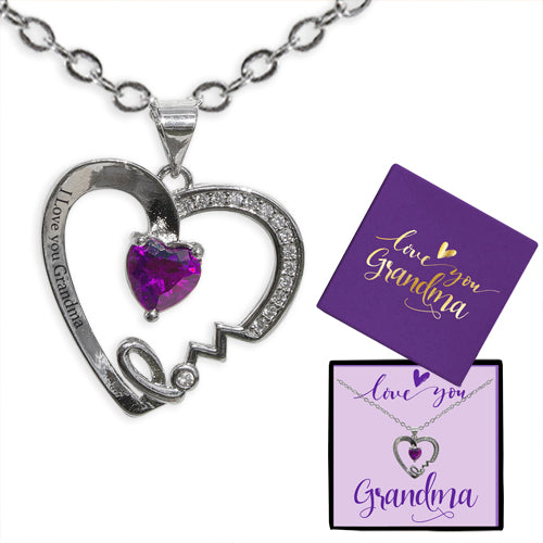 GRANDMA I LOVE YOU NECKLACE