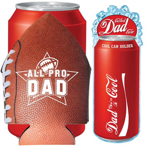 DAD FOOTBALL KOOZIE