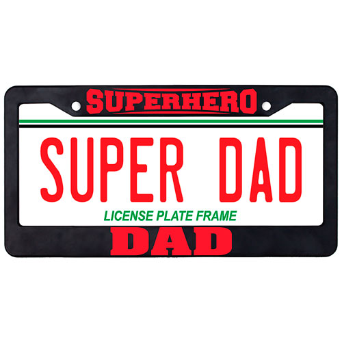 DAD LICENSE PLATE FRAME