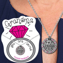 Load image into Gallery viewer, GRANDMA CRYSTAL NECKLACE
