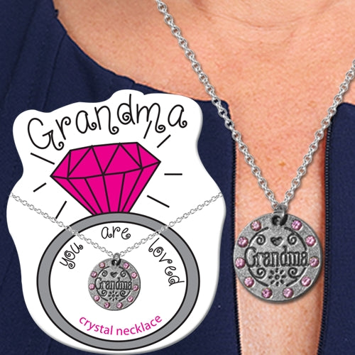 GRANDMA CRYSTAL NECKLACE