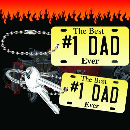 DAD HOT PLATES KEYCHAIN