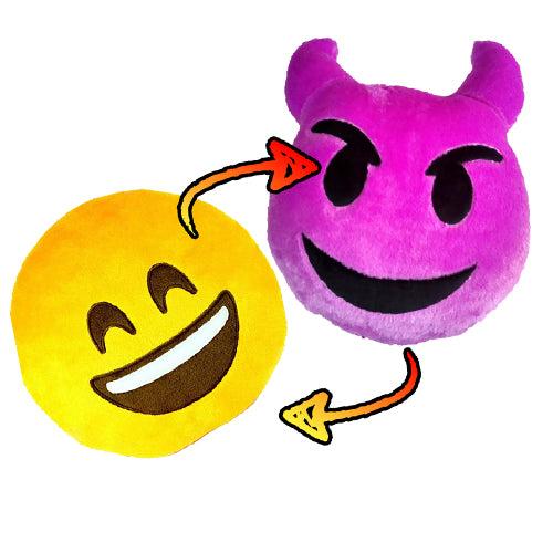 EMOJI FACE PLUSH TOY