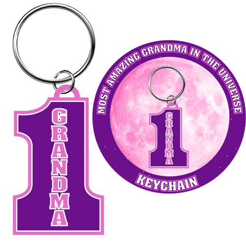 GRANDMA PVC KEYCHAIN