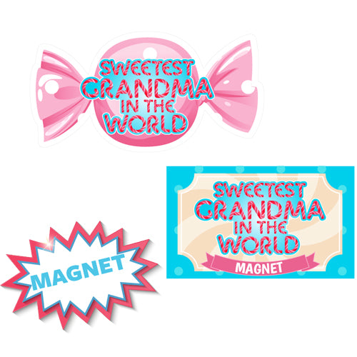 SWEETEST GRANDMA MAGNET