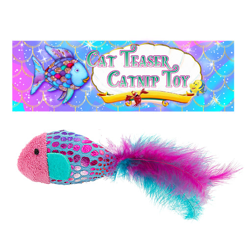 GLITTER FISH CATNIP TOY