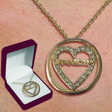 Load image into Gallery viewer, GRANDMA CRYSTAL GOLD NECKLACE
