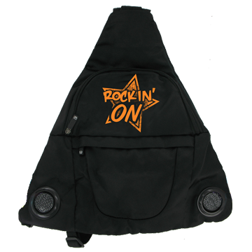 SLING BACKPACK WITH SPEAKERS