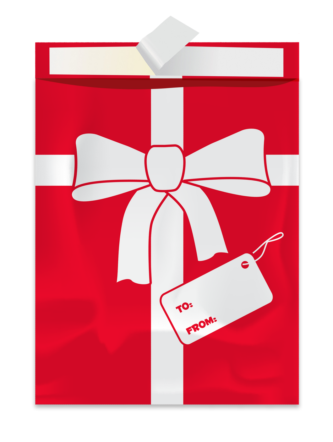 HOLIDAY SELF-SEAL GIFT BAG 12