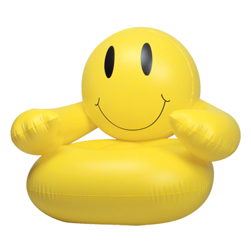 INFLATABLE SMILE CHAIR