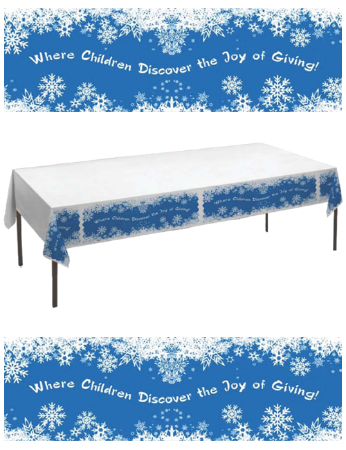 SNOWFLAKE TABLECLOTH 106