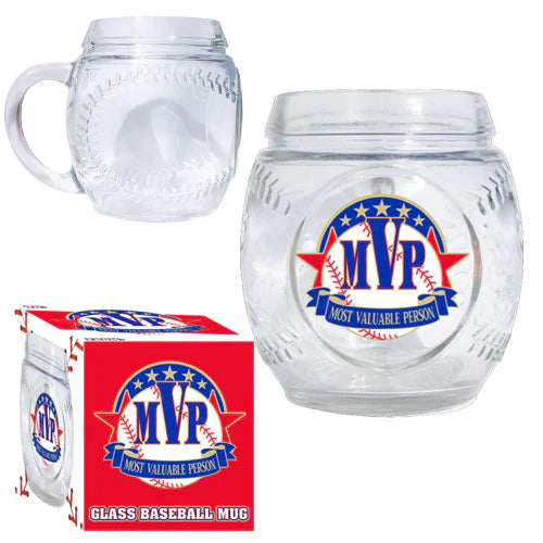 MVP GLASS BASEBALL MUG *DAMAGED BOX*