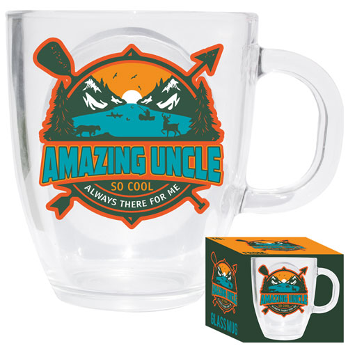 AMAZING UNCLE GLASS MUG