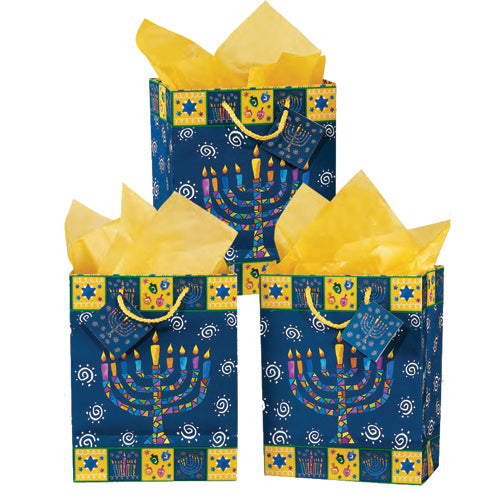 Cholemy 40 Pcs Hanukkah Gift Bag Hanukkah Goodie Bags With