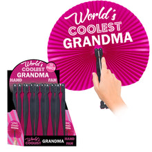 Load image into Gallery viewer, WORLD&#39;S COOLEST GRANDMA FAN
