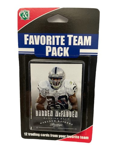 RAIDERS SET/12 TRADING CARDS